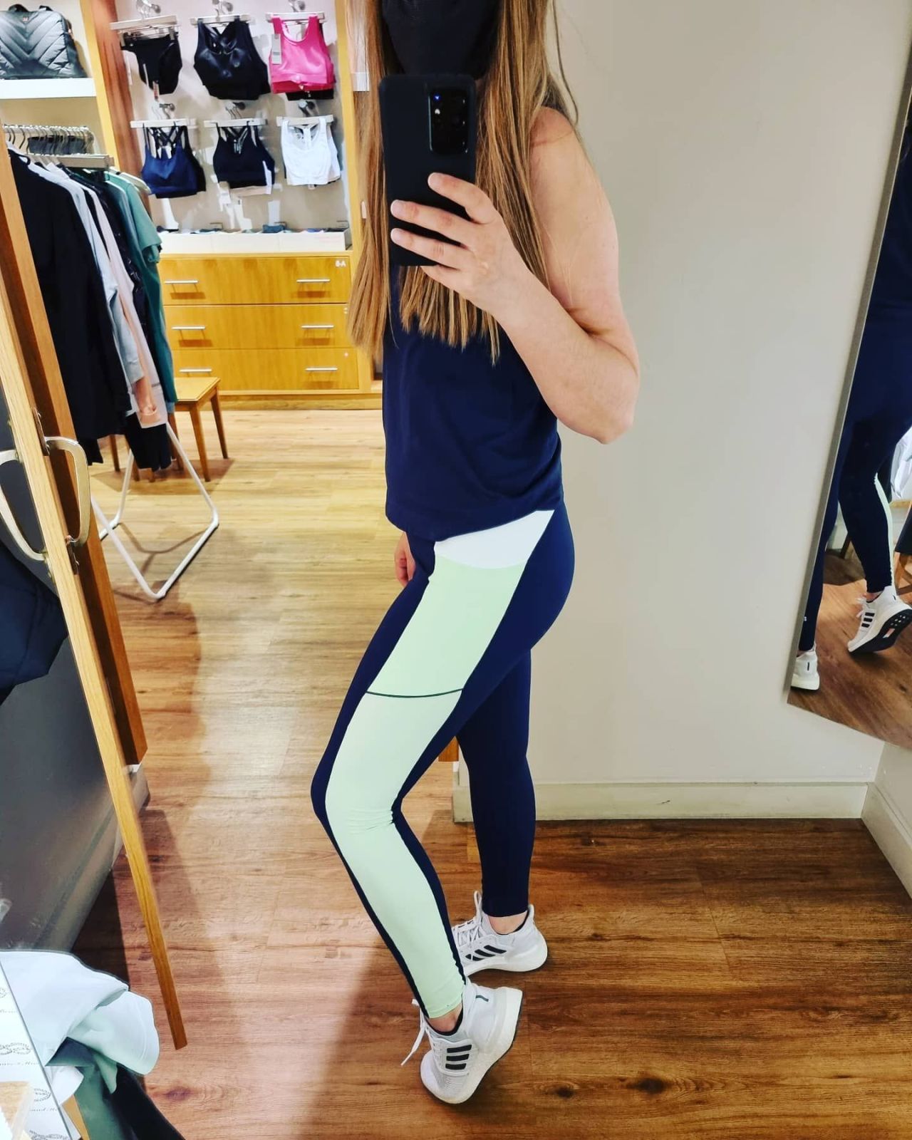 Power Block High-Waisted 7/8 Gym Leggings - umbrared | Women's Leggings |  www.sweatybetty.com